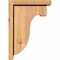 Ekena Millwork Del Monte Smooth Corbel w/Backplate, Western Red Cedar, 5 1/2"W x 10"D x 14"H COR06X10X14DEL01SWR - alternate 2
